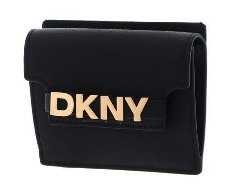 DKNY Avril Card Case Blk / Gold