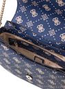 GUESS Emelie Logo Flap Shoulder Bag Navy Logo GUESS Emelie Logo Flap Shoulder Bag Navy Logo