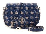 GUESS Emelie Logo Flap Shoulder Bag Navy Logo GUESS Emelie Logo Flap Shoulder Bag Navy Logo