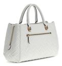 GUESS Sally Triple Compartment Satchel White