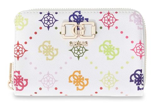 GUESS Emelie Logo SLG Zip Around Wallet M Multi Logo