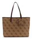 GUESS Power Play II Large Tech Tote Latte Logo / Brown