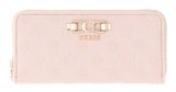 GUESS Anise SLG Zip Around Wallet L Light Rose Logo