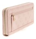 GUESS Anise SLG Zip Around Wallet L Light Rose Logo