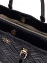 GUESS Sally Triple Compartment Satchel Black