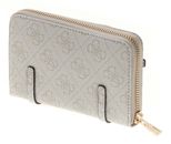 GUESS Leona Logo SLG Zip Around Wallet M Bone Logo