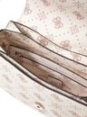 GUESS Emelie Logo Flap Shoulder Bag Vanilla Logo GUESS Emelie Logo Flap Shoulder Bag Vanilla Logo