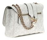 GUESS Giully II 2 Comp Convertible Flap Bag Cream White GUESS Giully II 2 Comp Convertible Flap Bag Cream White