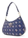 GUESS Emelie Logo Top Zip Shoulder Bag Navy Logo GUESS Emelie Logo Top Zip Shoulder Bag Navy Logo