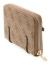 GUESS Leona Logo SLG Zip Around Wallet M Latte Logo
