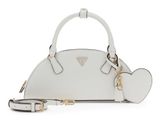 GUESS Isobel Dome Satchel White