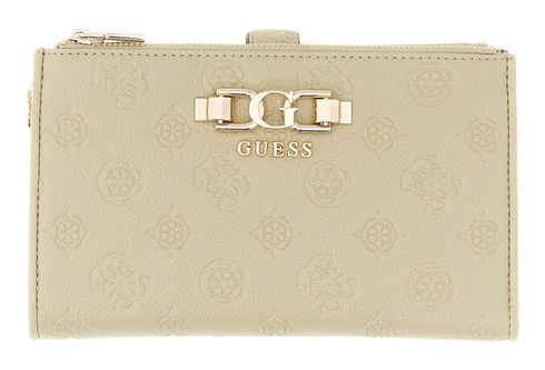 GUESS Anise SLG Double Zip Organizer Sage Logo
