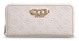 GUESS Anise SLG Zip Around Wallet L Stone Logo