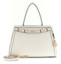 GUESS Dovie Satchel Cream White