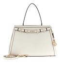 GUESS Dovie Satchel Cream White GUESS Dovie Satchel Cream White