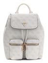 GUESS Manhattan II Flap Backpack Bone Logo