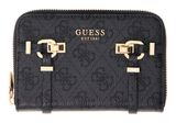 GUESS Leona Logo SLG Zip Around Wallet M Coal Logo