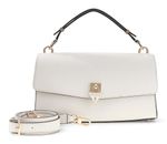 GUESS Patsie Top Handle Flap Bag Cream White