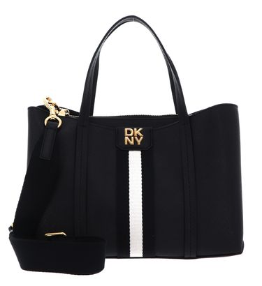 DKNY Nuri Tote Bag Crossbody M Blk / Gold