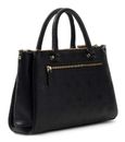 GUESS Anise Triple Compartment Satchel Black Logo