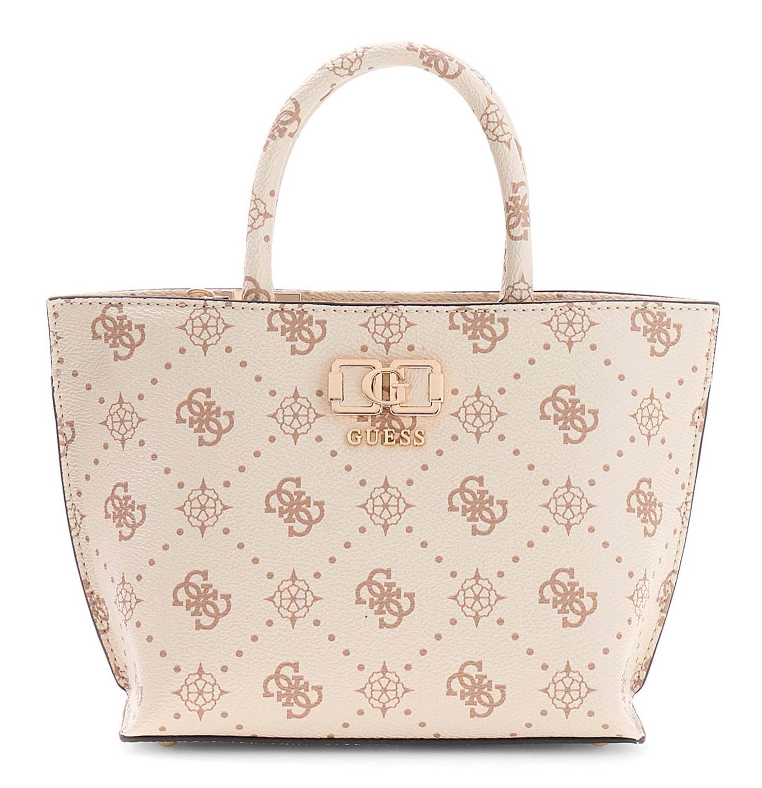 GUESS Emelie Logo Mini Tote Vanilla Logo GUESS Emelie Logo Mini Tote Vanilla Logo