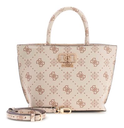 GUESS Emelie Logo Mini Tote Vanilla Logo