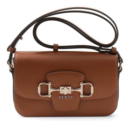 GUESS Janie Convertible Xbody Flap Cognac