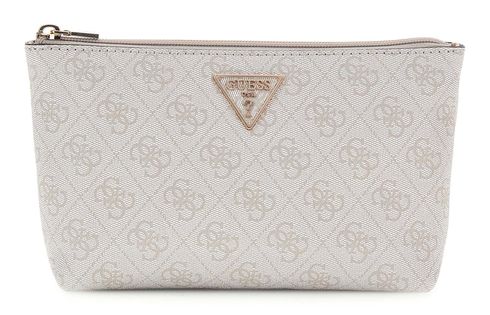 GUESS Laurel II Wristlet Pouch Bone Logo