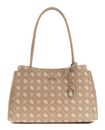GUESS Emelie Logo Girlfriend Carryall Biscotti Logo