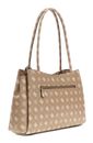GUESS Emelie Logo Girlfriend Carryall Biscotti Logo