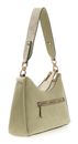 GUESS Anise Double Zip Shoulder Bag Sage Logo