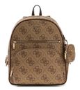 GUESS Power Play II Tech Backpack L Latte Logo / Brown