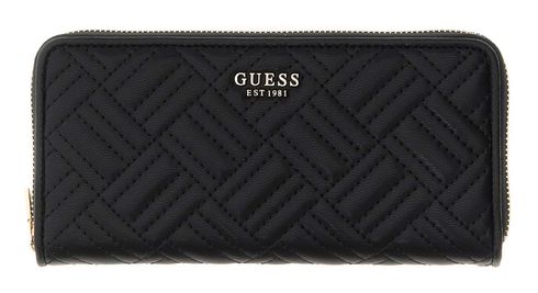 GUESS Sally SLG Zip Around Wallet L Black