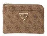 GUESS Laurel II SLG Key Ring Pouch Latte Logo