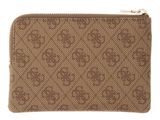 GUESS Laurel II SLG Key Ring Pouch Latte Logo