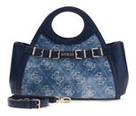 GUESS Dovie Girlfriend Satchel S Denim Logo