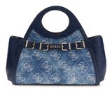 GUESS Dovie Girlfriend Satchel S Denim Logo