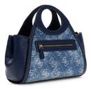 GUESS Dovie Girlfriend Satchel S Denim Logo