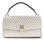 GUESS Patsie Top Handle Flap Bag Cream White