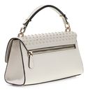 GUESS Patsie Top Handle Flap Bag Cream White