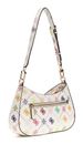 GUESS Emelie Logo Top Zip Shoulder Bag Multi Logo GUESS Emelie Logo Top Zip Shoulder Bag Multi Logo