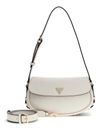 GUESS Danya Flap Shoulder Bag Cream White