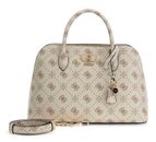 GUESS Emelie Logo Two Comp Satchel Vanilla Logo
