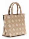 GUESS Emelie Logo Mini Tote Biscotti Logo