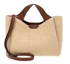 DKNY Willa Satchel Natural / Saddle