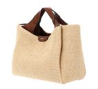 DKNY Willa Satchel Natural / Saddle