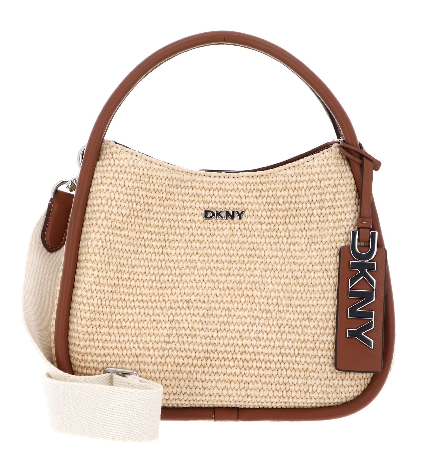 DKNY Capri Hobo Bag M Natural / Saddle