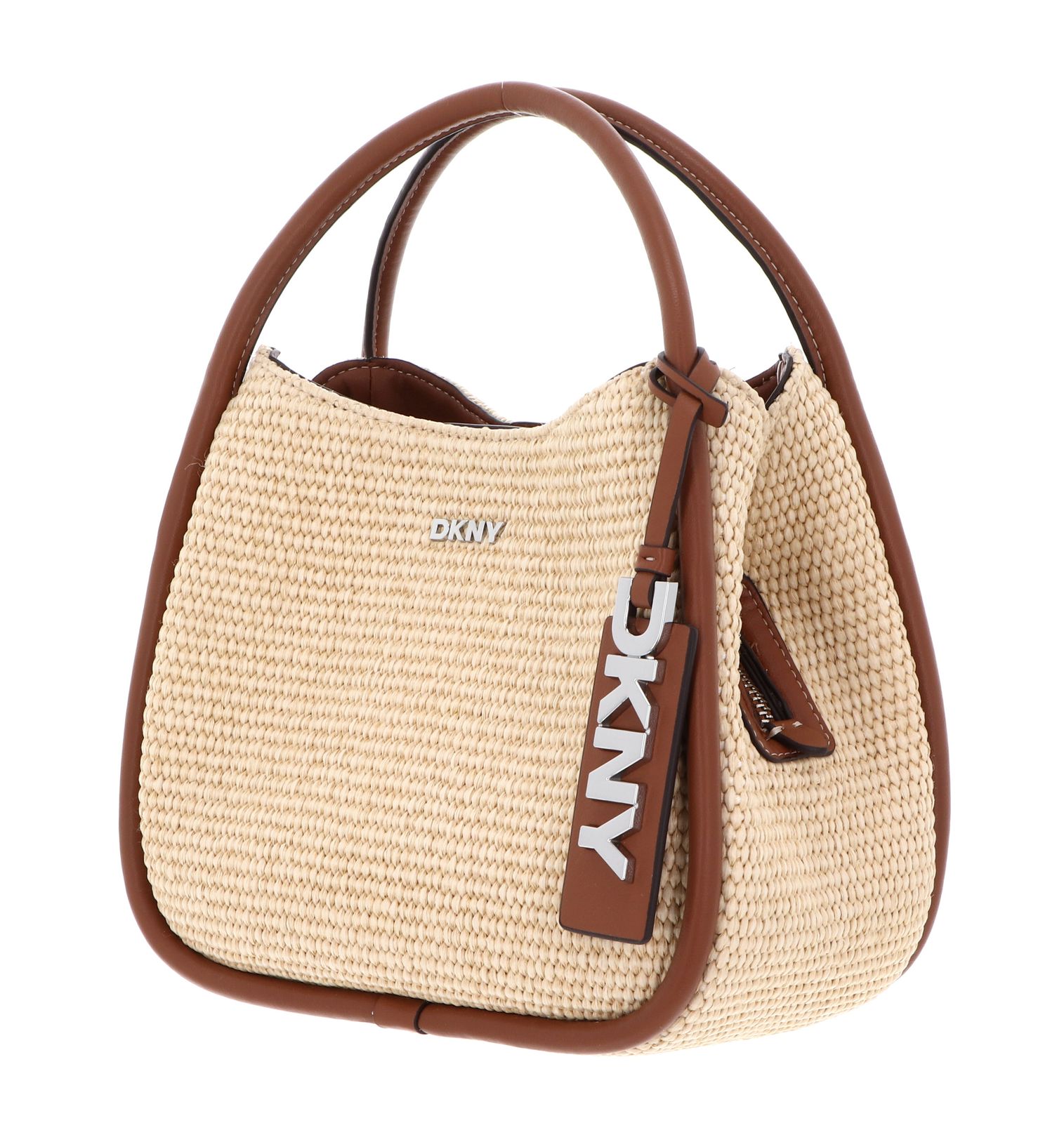 DKNY Capri Hobo Bag M Natural / Saddle DKNY Capri Hobo Bag M Natural / Saddle
