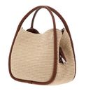 DKNY Capri Hobo Bag M Natural / Saddle DKNY Capri Hobo Bag M Natural / Saddle