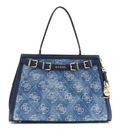 GUESS Dovie Satchel Denim Logo